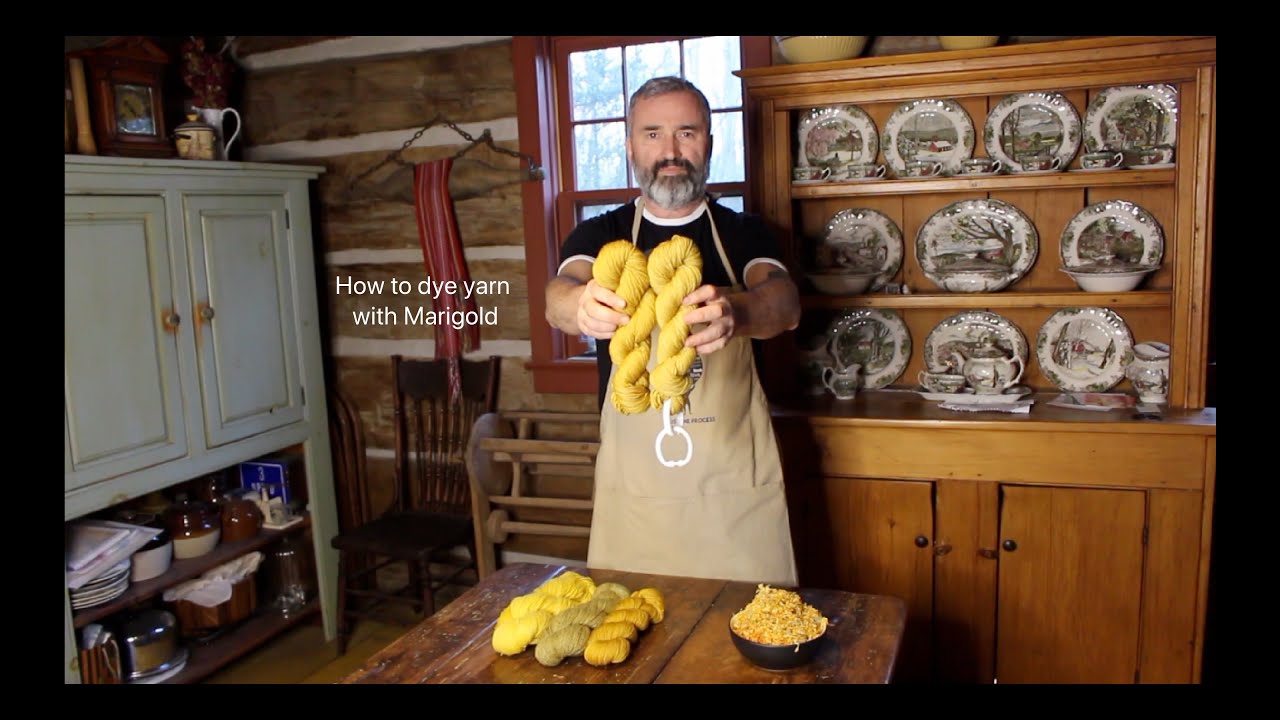 How to dye yarn with Marigold