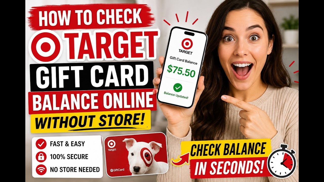 Как проверить баланс подарочной карты Target онлайн, не посещая магазин