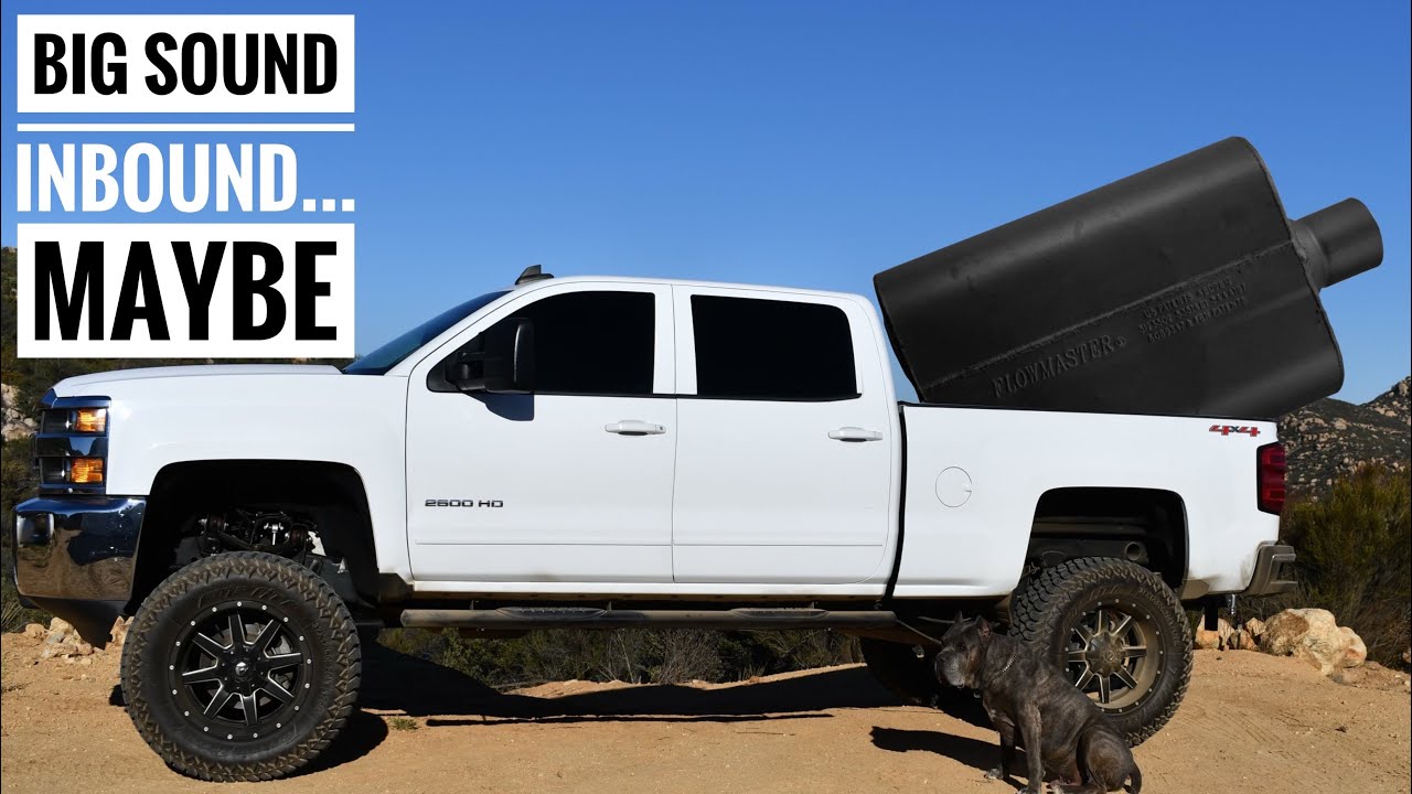 Flowmaster 50 Series HD install on Silverado 2500HD