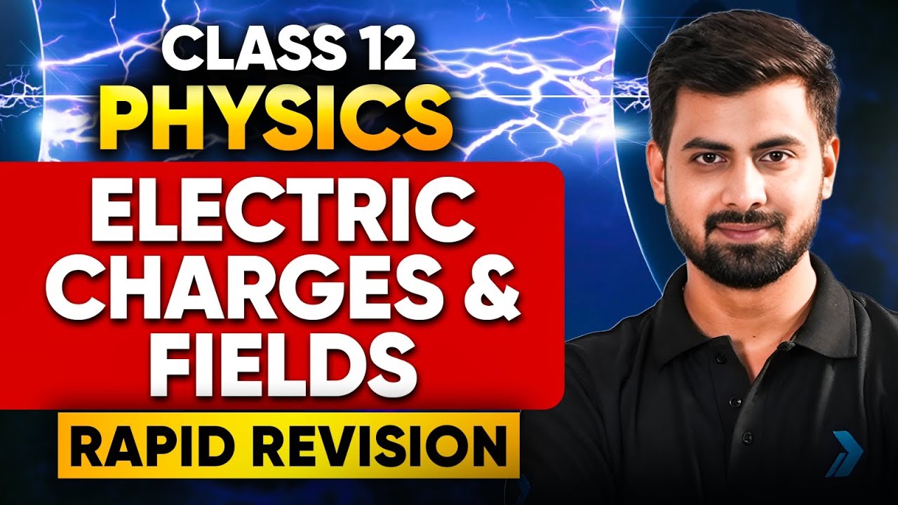 Class 12 Electric Charges and Field ONE SHOT | Rapid Revision | Tushar Patel#class12 #infinitylearn