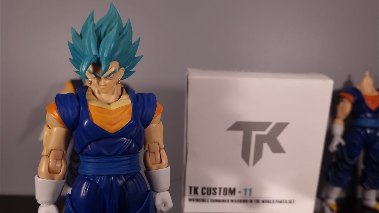 ALMOST PERFECT!! TK Custom 3rd Party Figuarts Super Saiyan Blue Vegito Headsculpt Set Review