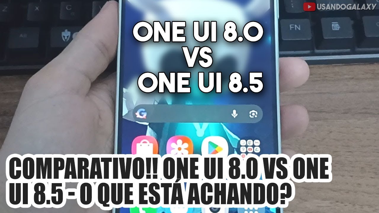 Comparativo!! ONE UI 8.0 vs ONE UI 8.5 - O QUE ESTÁ ACHANDO?