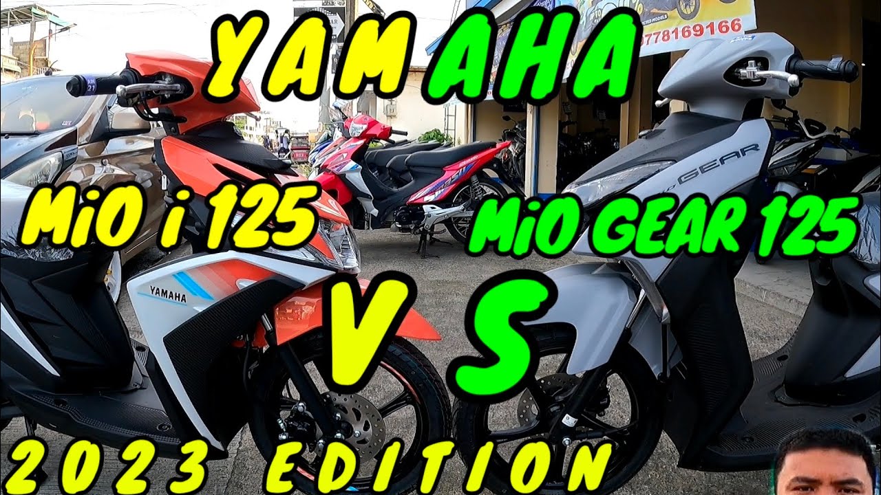 YAMAHA MIO i 125  2023 MODEL VS YAMAHA MIO GEAR 125 2023 MODEL | PRICE AND SPECS