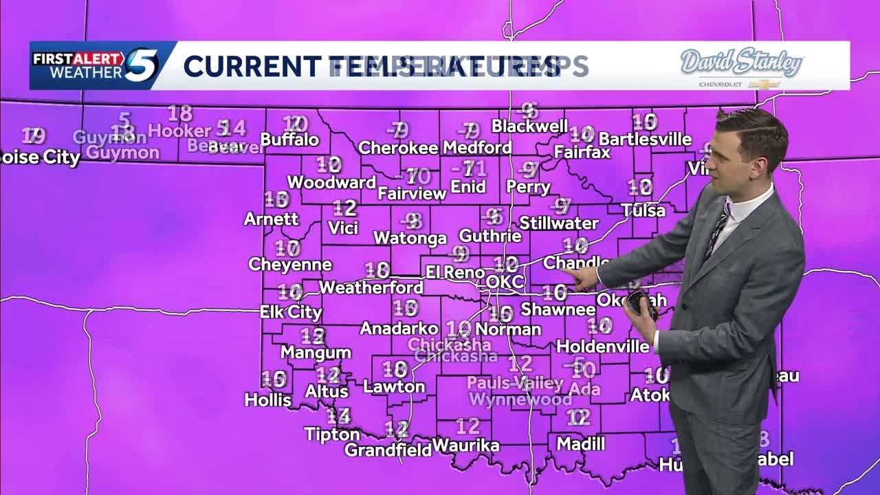 Oklahoma Winter Storm Update: More flurries possible, but bulk of snow moves out