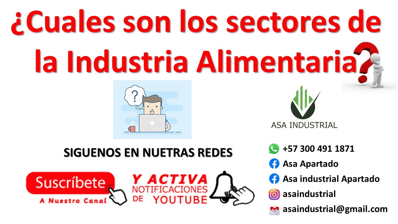 INDUSTRIAS DE ALIMENTOS - TIPOS DE INDUSTRIA