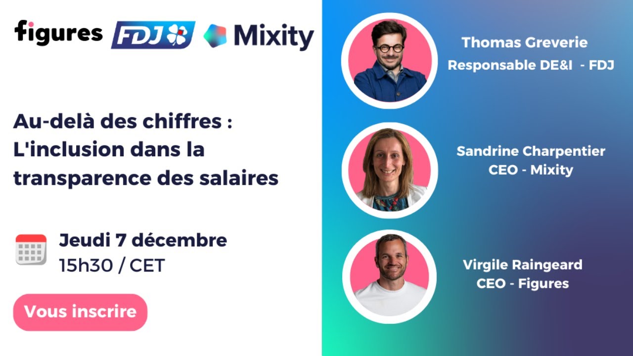 Webinar: Au delà des chiffres - l'inclusion dans la transparence des salaires
