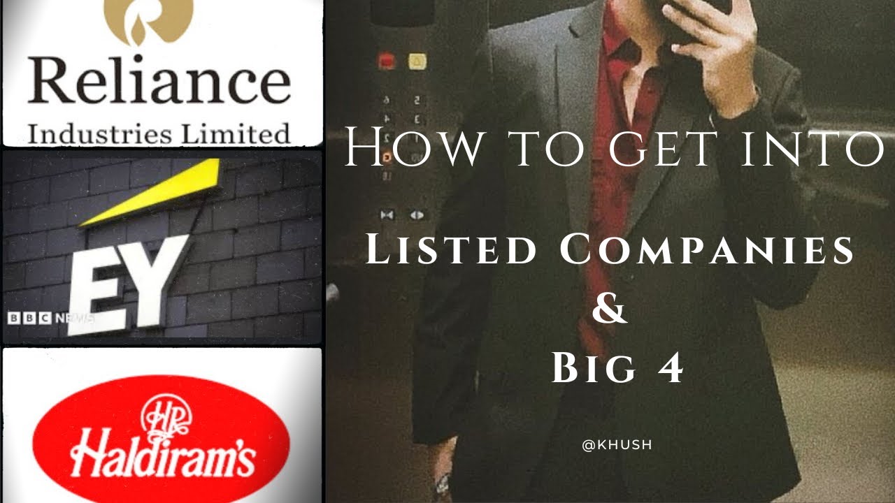 How to get into Listed Companies & Big 4 | CS Executive & Professional | How to create a Reference