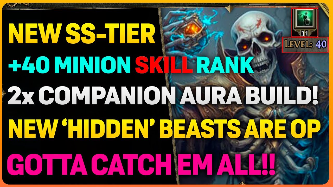 NEW 0.4 Meta 2x Companion Aura BEAST Summoner Endgame Build! | ITS POKEMON!