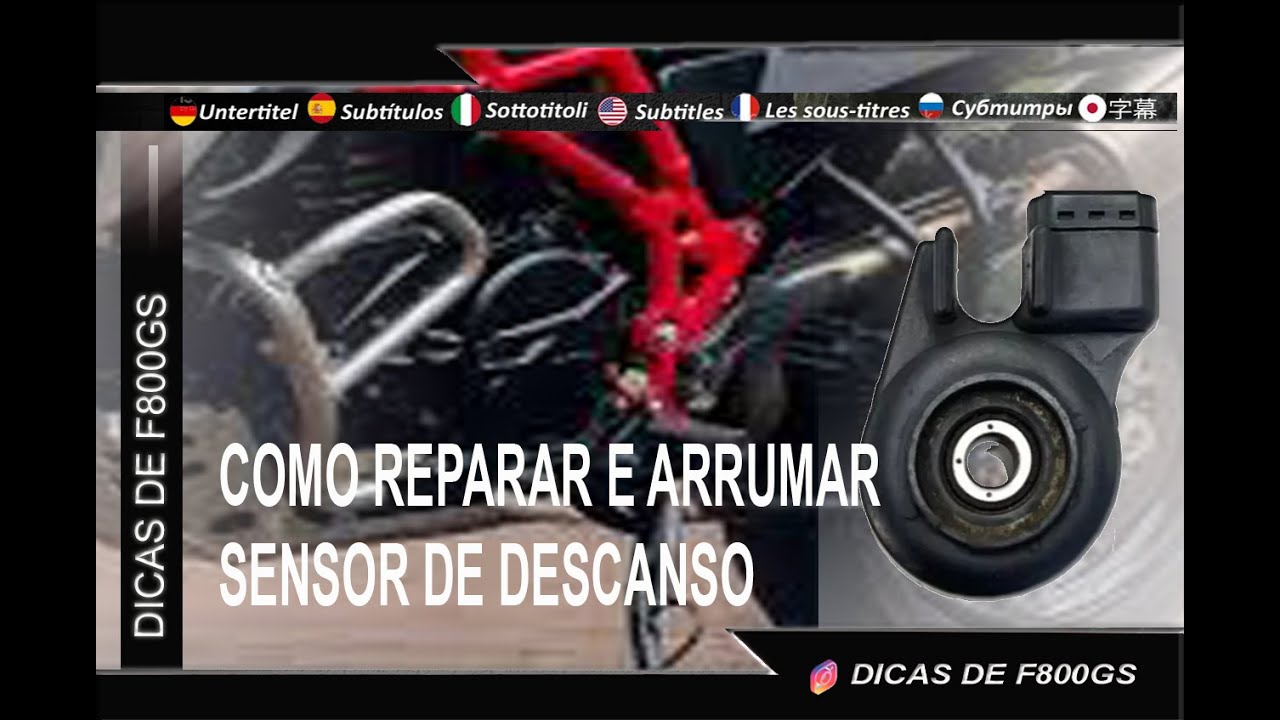 A solução definitiva para o Sensor de Descanso Lateral da BMW F800GS