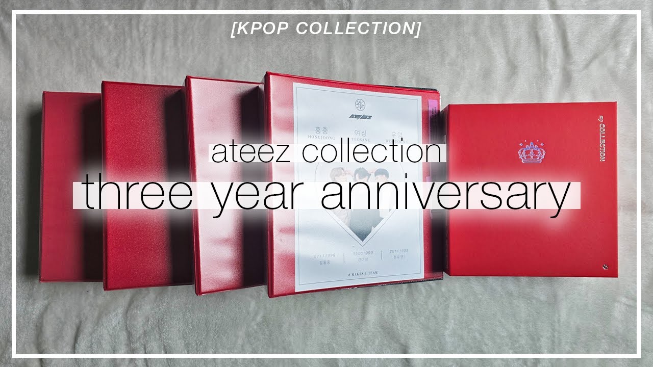 ATEEZ Collection 3 Year Anniversary | Binder Flip Through