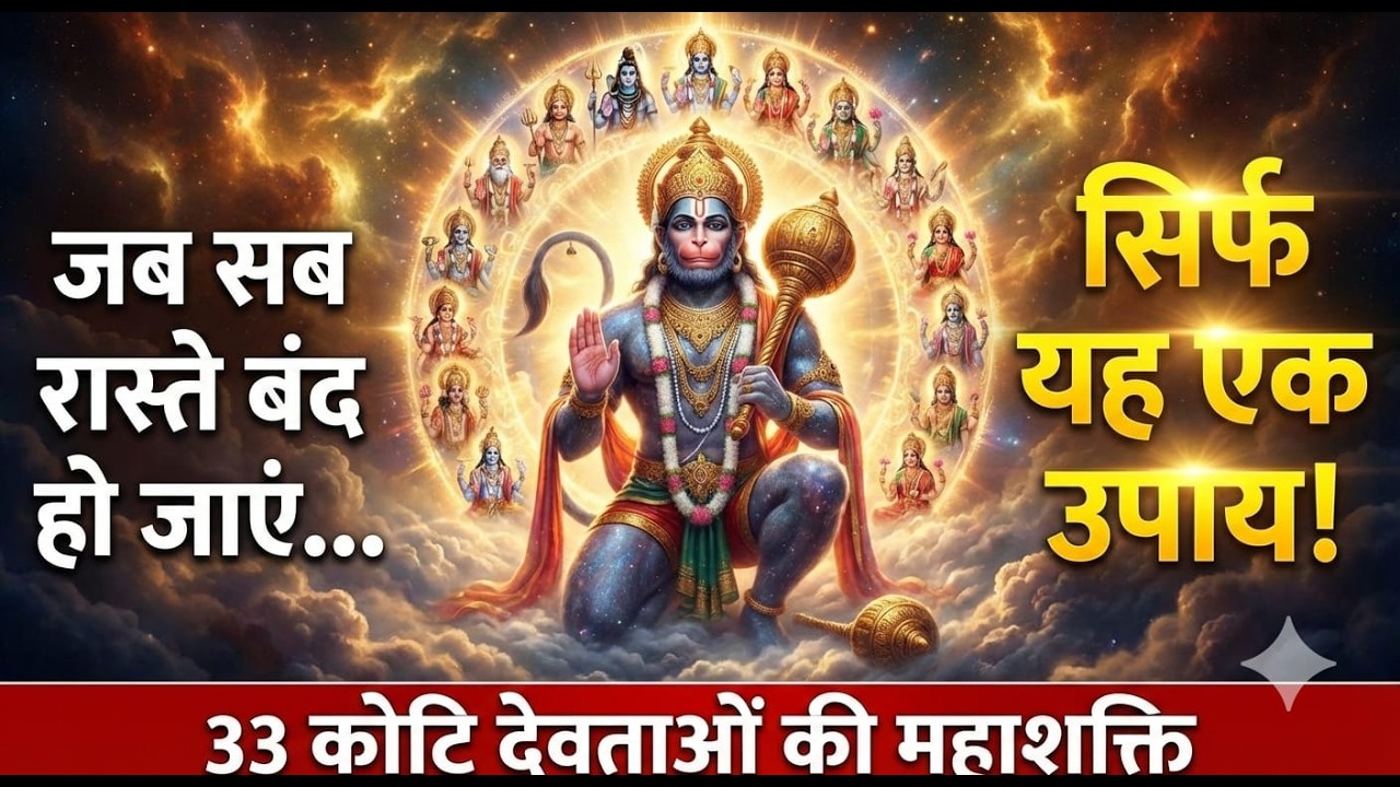 ☀️ दिन की शुरुआत करें 33 कोटि देवी-देवताओं की स्तुति से | Most Powerful All Gods Prayer