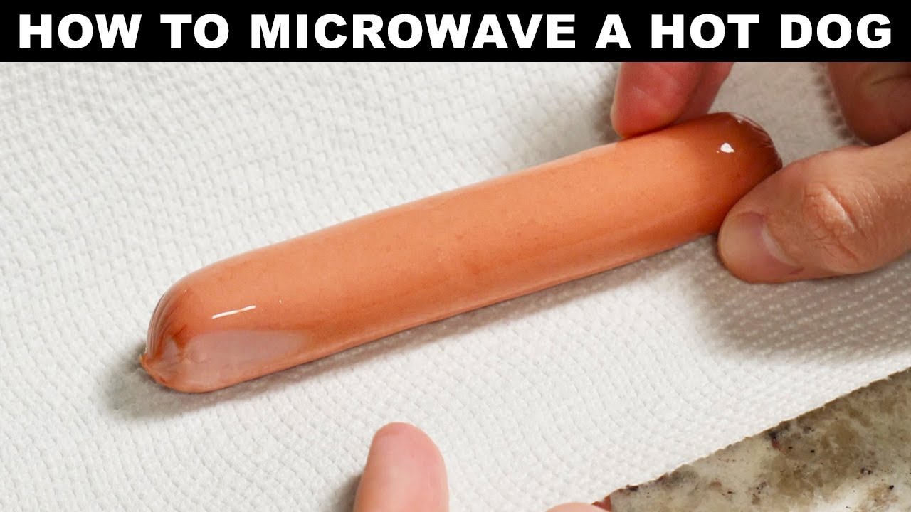 How To Cook Hot Dogs in the Microwave - Microwave hot dog