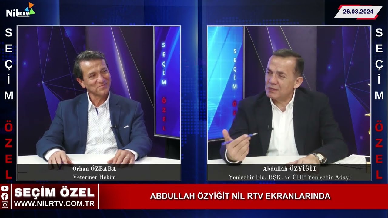 Nil RTV Se&ccedil;im &Ouml;zel, Yenişehir Bld.Bşk Abdullah &Ouml;zyiğit, Orhan &Ouml;zbaba #nilrtv