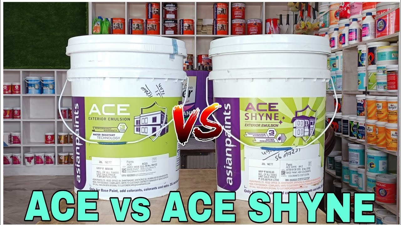 ACE vs ACE SHYNE || ASIAN PAINTS || BEST PRODUCT