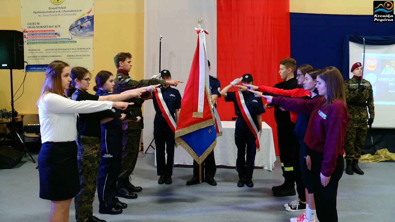 Uroczyste ślubowanie uczniów klas pierwszych w ZSOiZ Gromnik 2019