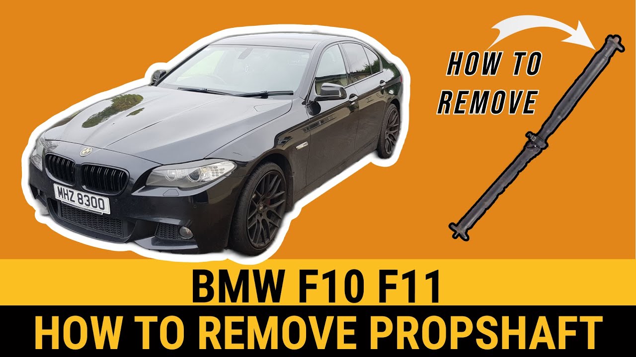 How to remove propshaft BMW F10 F11 N57 530d N47 520d 320d 330d F01 730d 740d prop shaft removal X5
