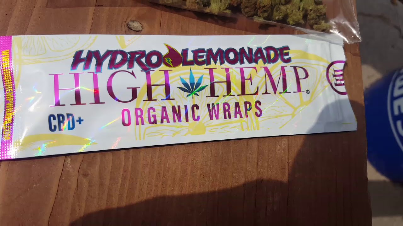 High Hemp Organic Wrap Review Hydro Lemonade Colorado Cannabis