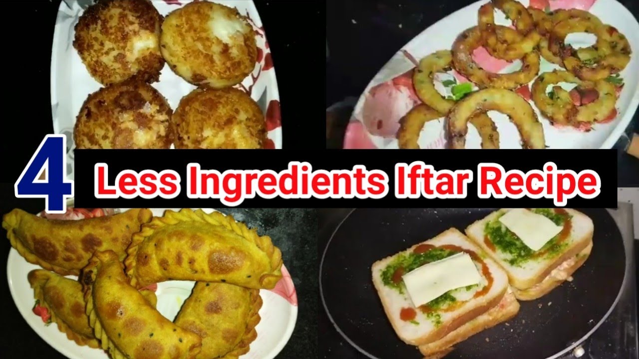 Ramzan Special🌙✨ | 4 Less ingredients Iftar recipe | Simple recipe | KR Cooking point