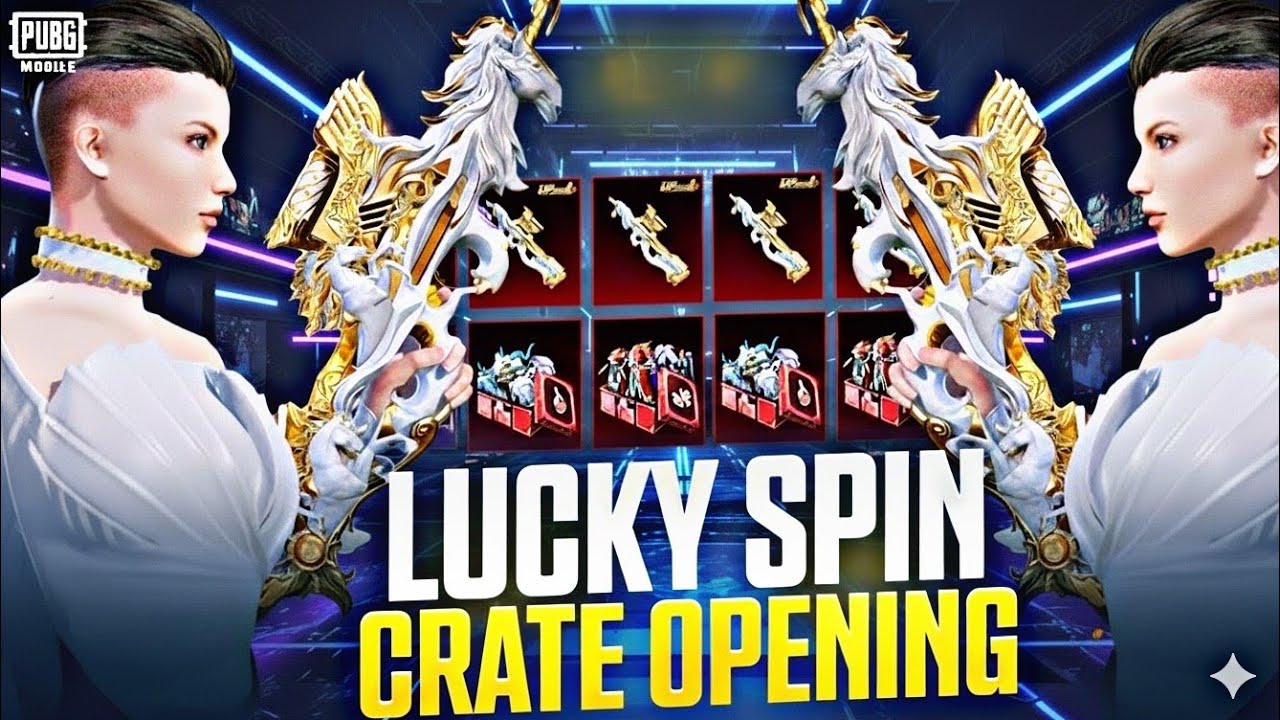 New P90 Lucky Spin Crate Opening/New Best Upgradeable P90 Gun Skin/Old Dragon Mk14 Upgradeable/PUBGM
