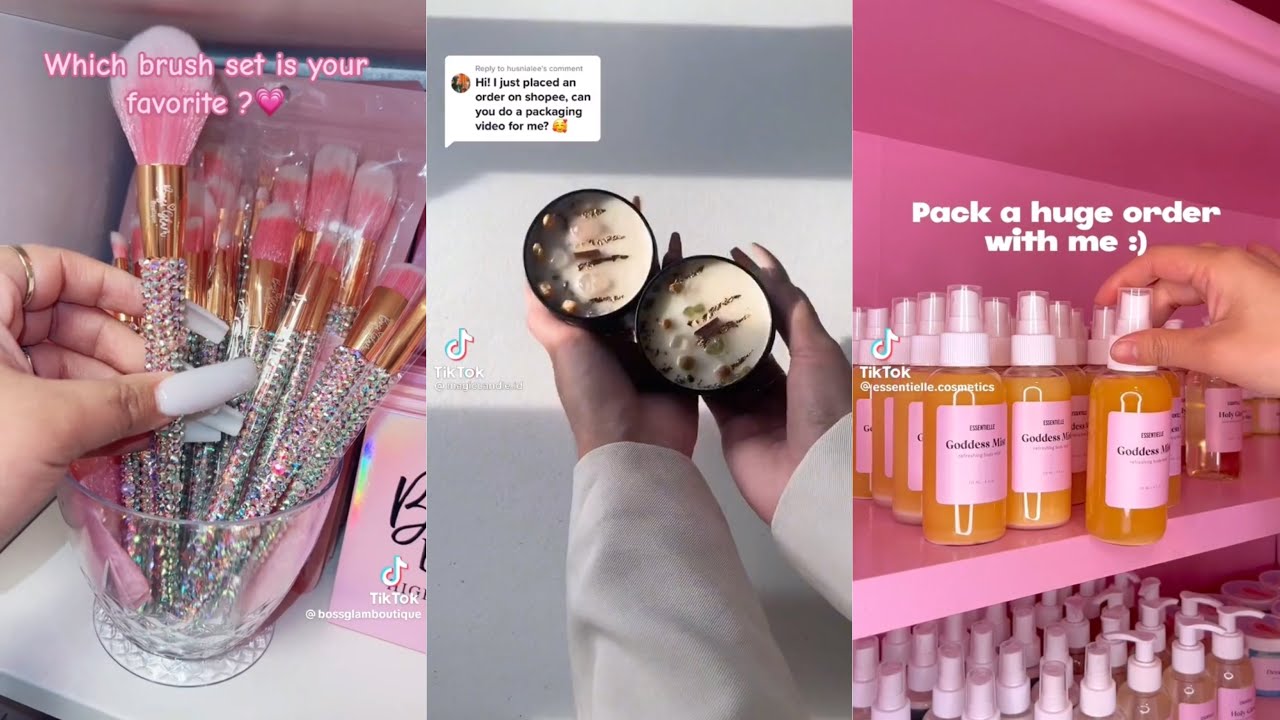 ASMR Small Business Packaging Orders TikTok Compilation pt. 7 🎁✨