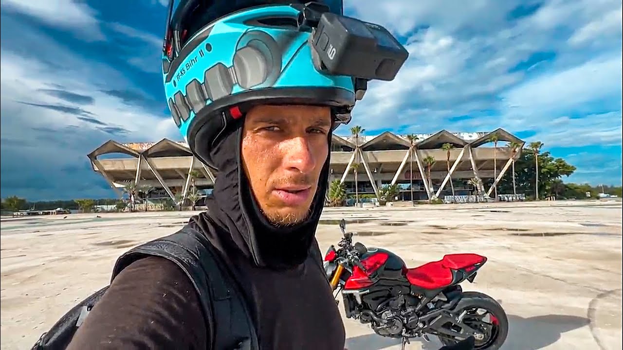 MIAMI6 🇺🇸 Rozbil jsem Panigale 👑 Místo ní dostal Monster SP 🤖 + URBEX Vodního stadionu 🏟️
