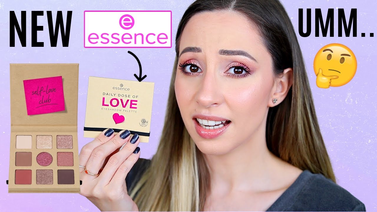 Essence Daily Dose Of Love Eyeshadow Palette - Easy valentines makeup tutorial 2021