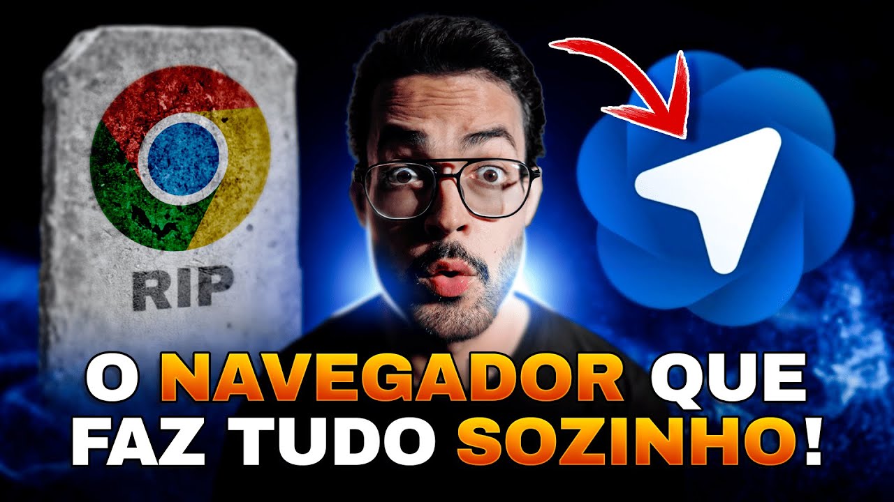 FIM do Google Chrome? ChatGPT Atlas &eacute; o NOVO navegador de IA que FAZ TUDO SOZINHO pra voc&ecirc;!