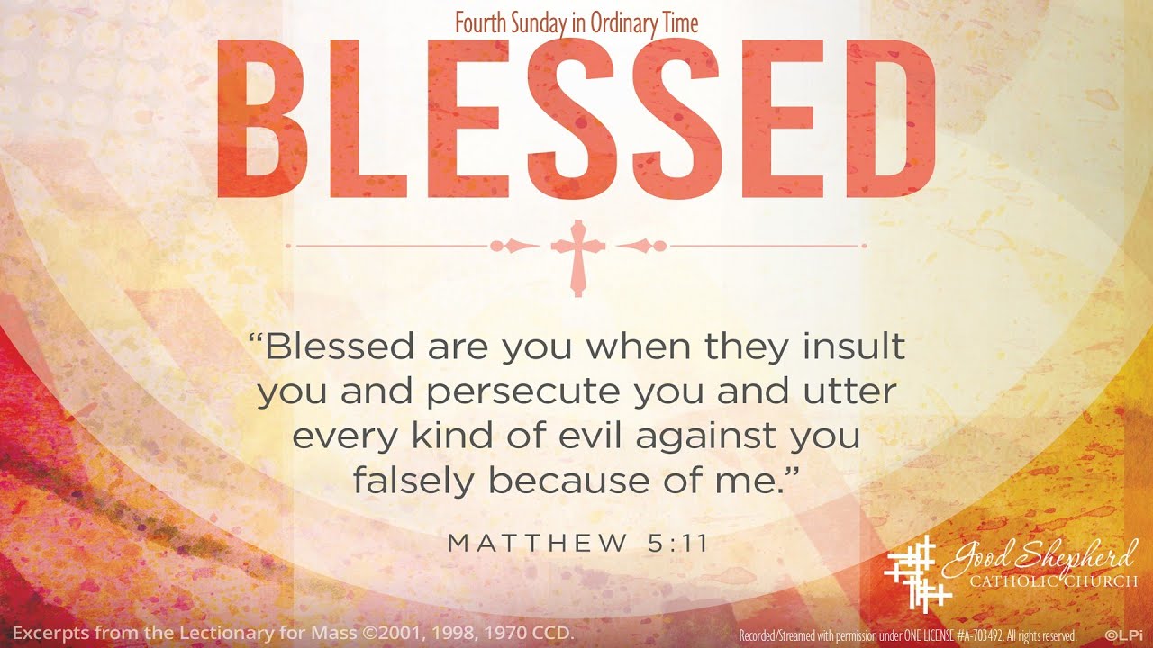 February 1, 2026, 9:30 AM 4th Sunday in Ordinary Time