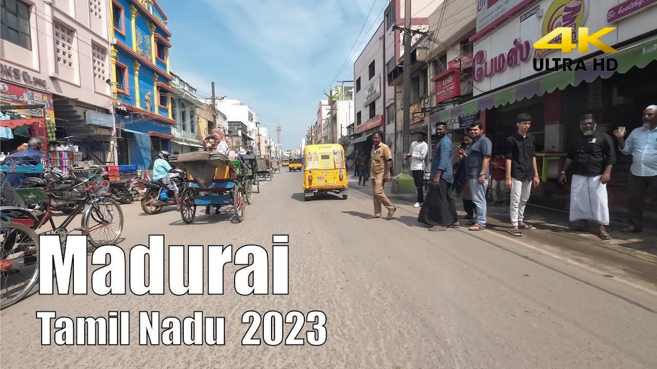 【India Drive 4K】Madurai Tamil Nadu 2023