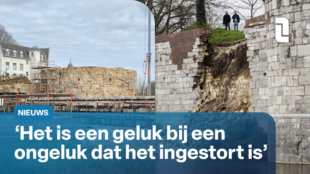 Megaklus: renovatie stadsmuur Maastricht in volle gang | L1 Nieuws