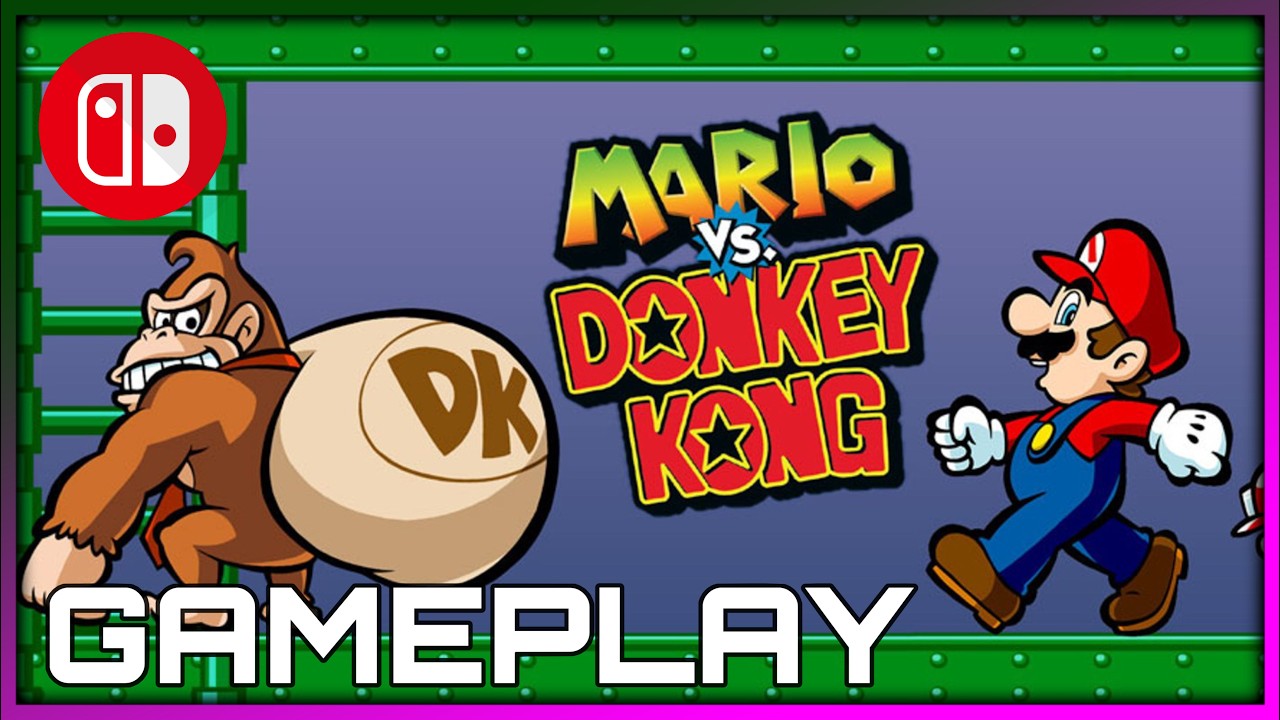 Mario vs. Donkey Kong (Switch 2 | NSO, 2004) - Gameplay