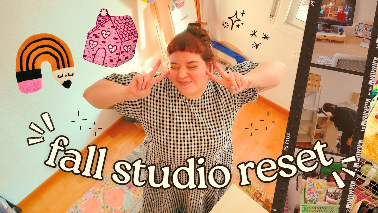 lets organize my art studio in 6hrs (•̀ᴗ•́)و a very chaotic room makeover･ﾟ✧ studio vlog 04