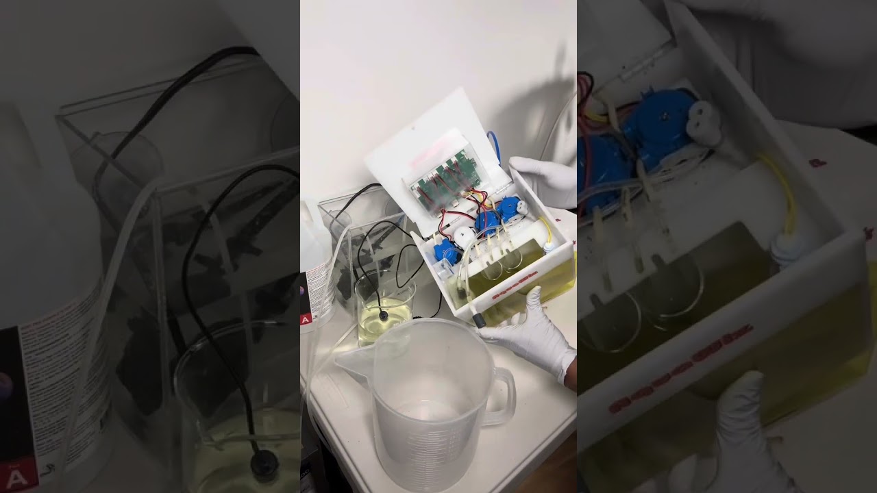 How to clean Aquawiz reservoir and test tubes