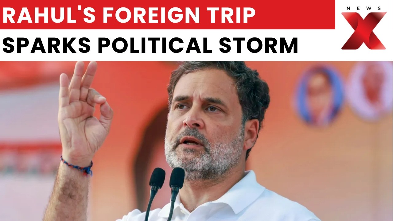 Rahul Gandhi Foreign Trip Row: BJP Questions Mystery Visit, Wayanad Landslide Absence