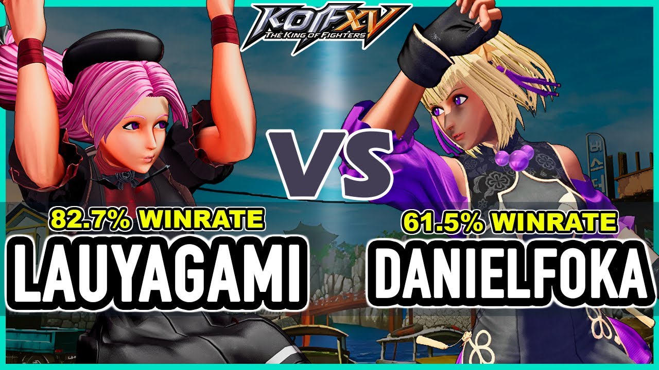 KOF XV 🔥 Lauyagami (Hinako/Ángel/Goenitz) vs Danielfoka (Athena/Shermie/O.Shermie)