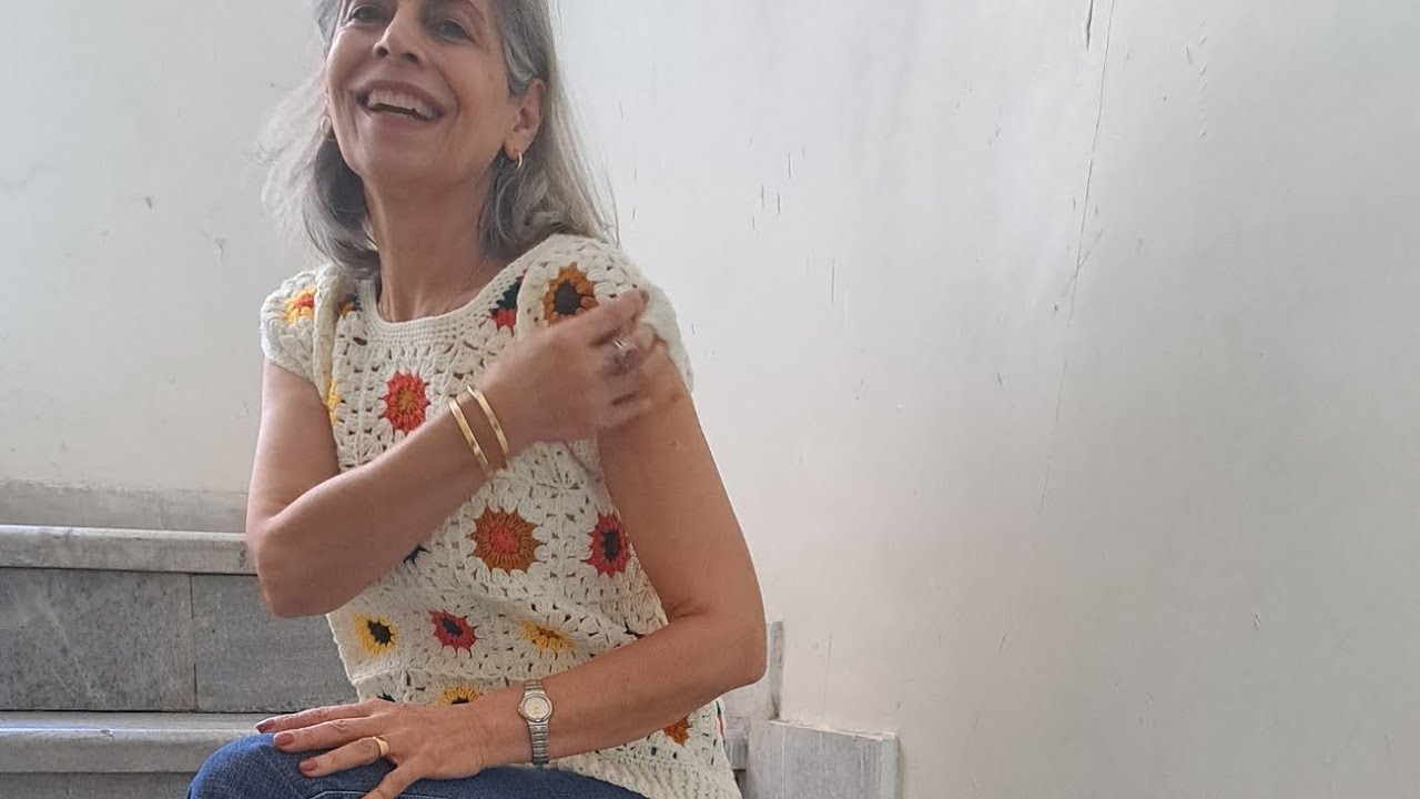 Crochet woman top                 تاپ زنانه قلاببافی