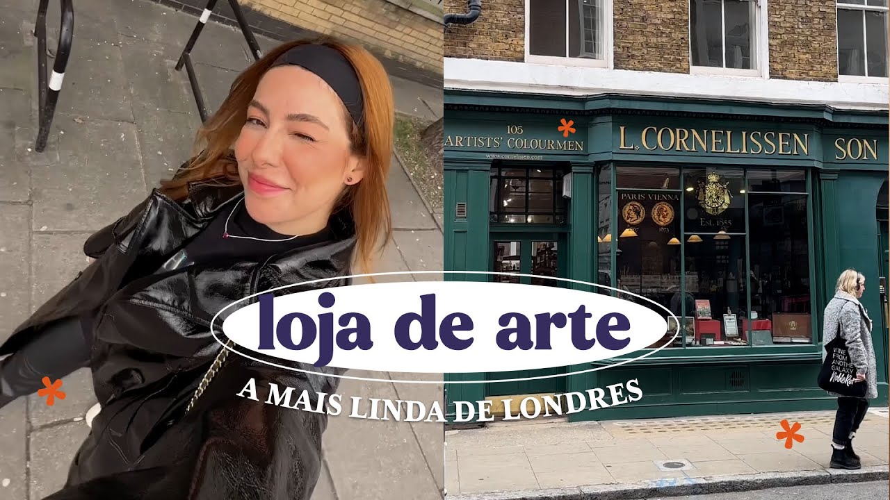 TOUR pela LOJA DE ARTE mais linda de LONDRES!