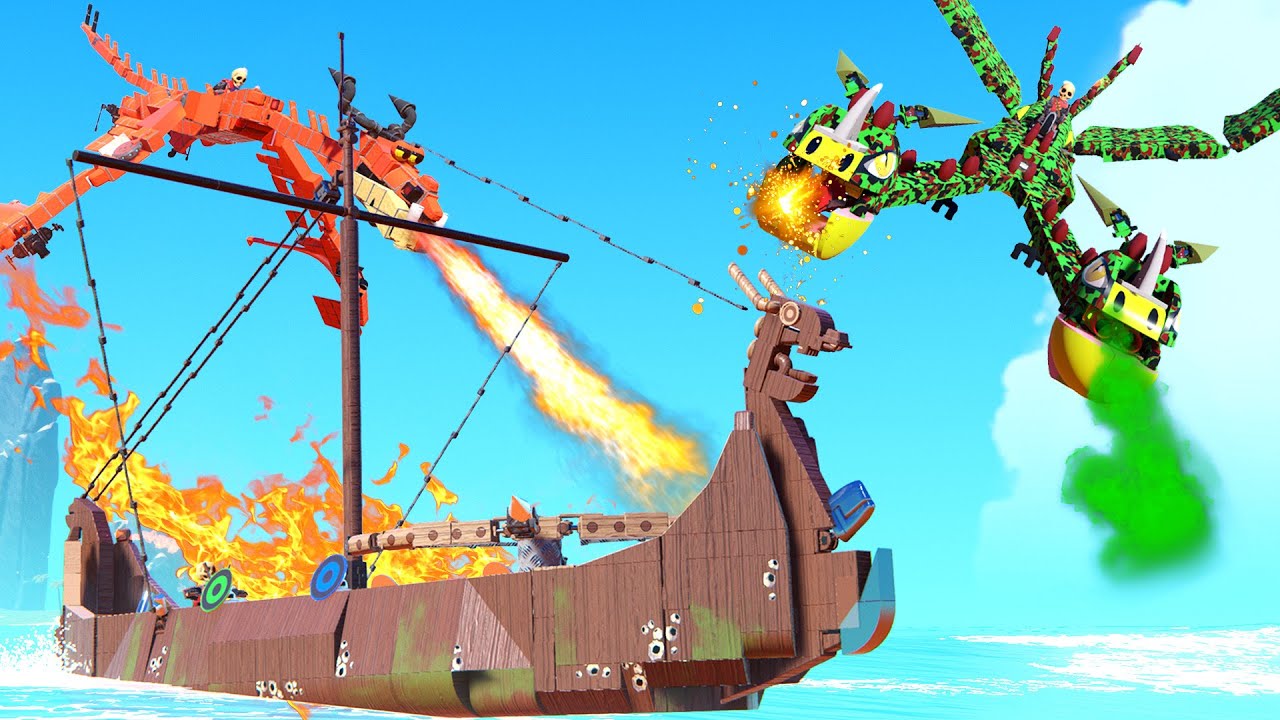 Dragons vs. Dragon Hunter Ships! What Dragon Type Is Deadliest?