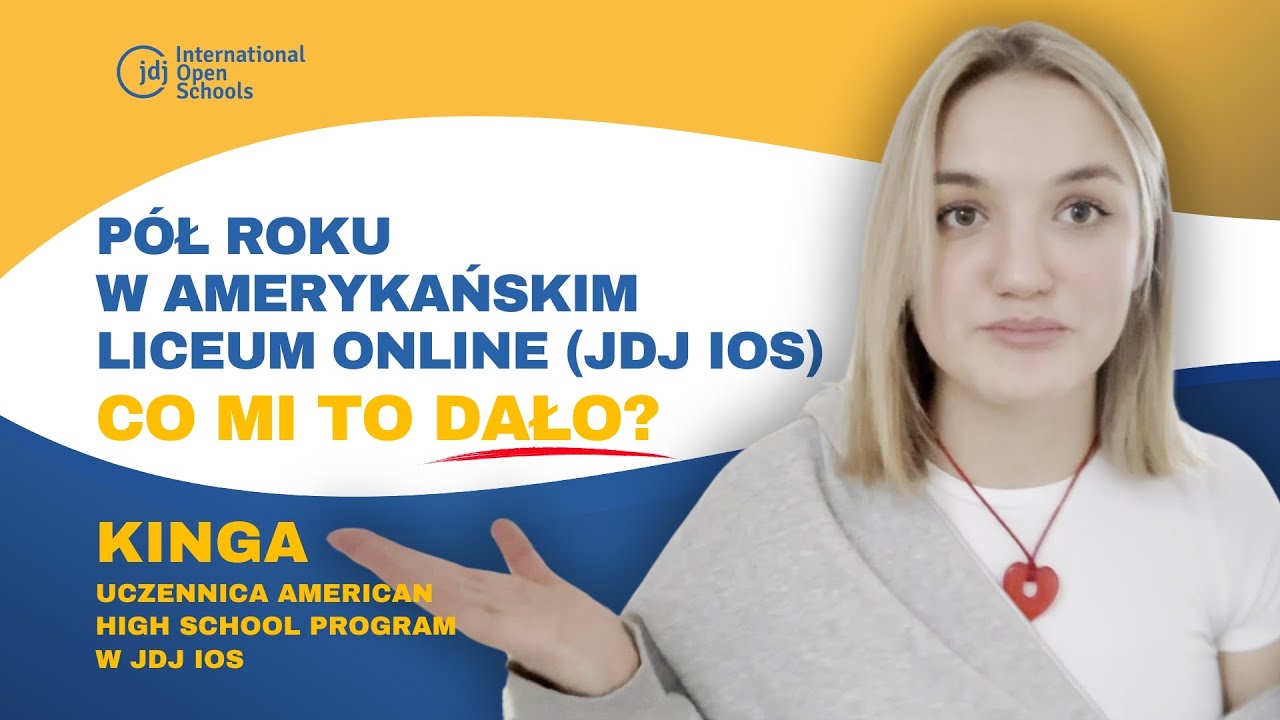 Jak zmieniło się moje życie po p&oacute;ł roku w amerykańskim liceum online (JDJ IOS)? 🎓 | Historia Kingi