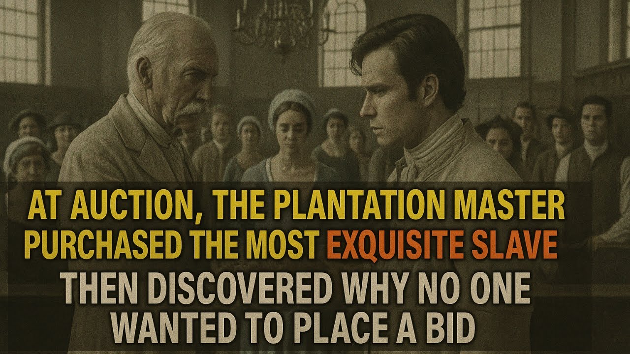 At auction, the Plantation Master purchased the most exquisite slave  Then Discovered Why No One Wan