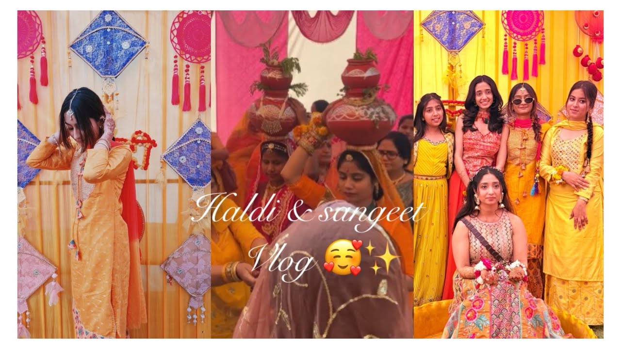 PART :4 | HALDI 🪷✨| SANGEET 💃🏻 | VLOG 