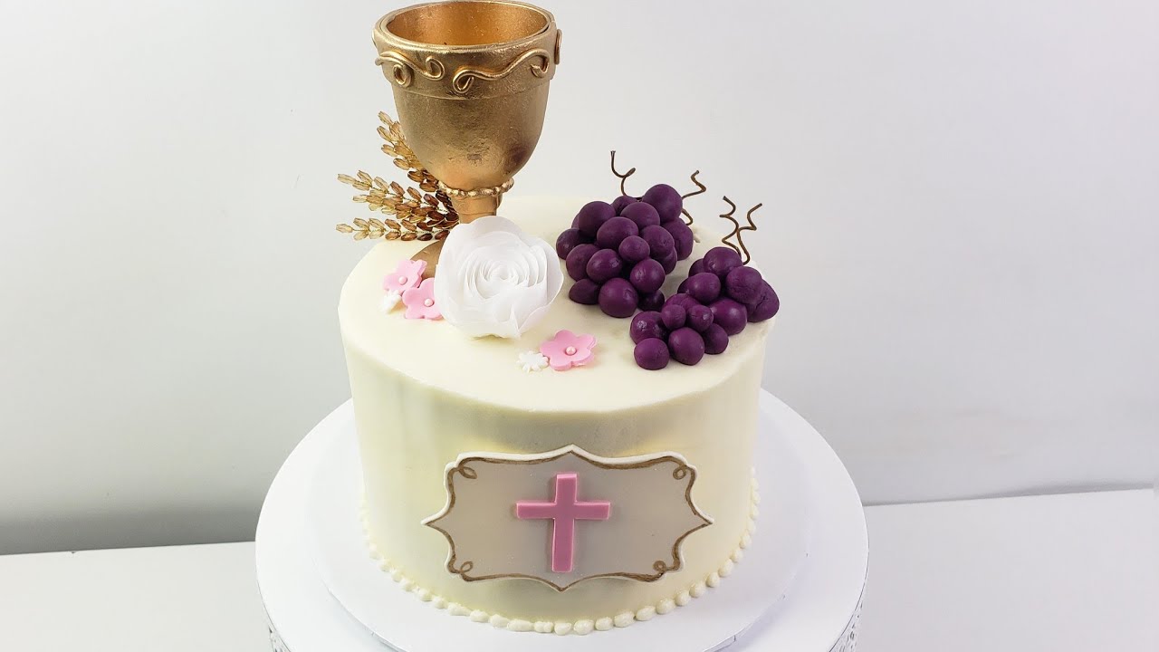 Pastel de primera comunión