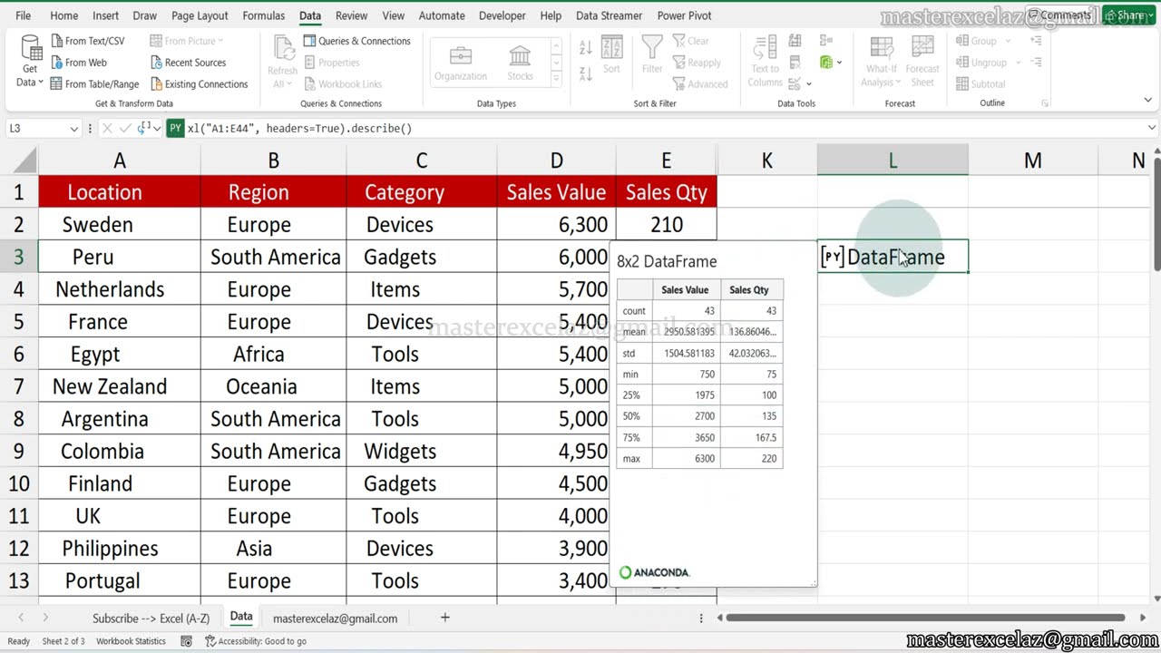 PY New python formula in ms excel 365