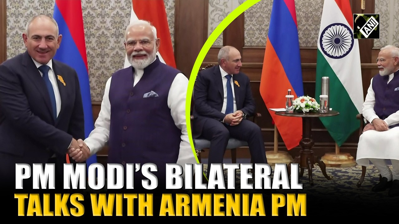 PM Modi holds bilateral meeting with Armenia PM Nikol Pashinyan ahead of SCO summit