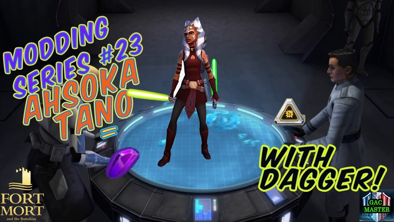 How to Mod Ahsoka Tano! Modding Series #23. Lets fix those mods with one of my advisors,  Dagger!