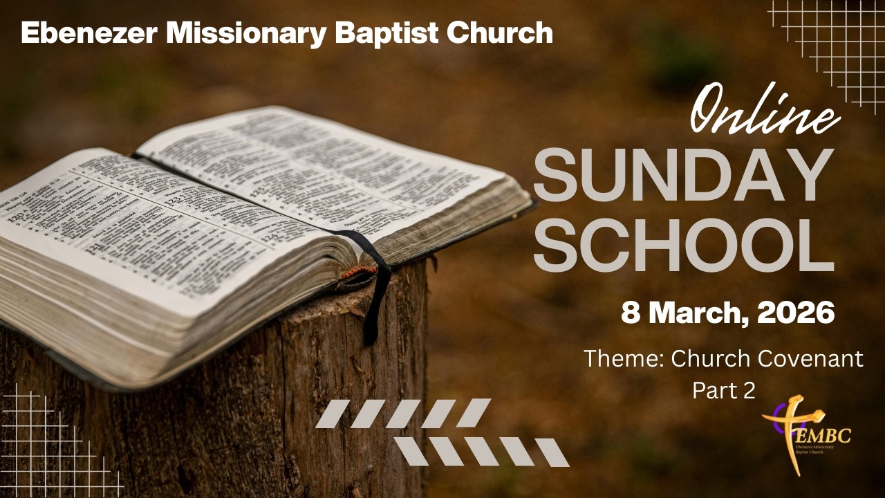 Sunday School 03.08.2026