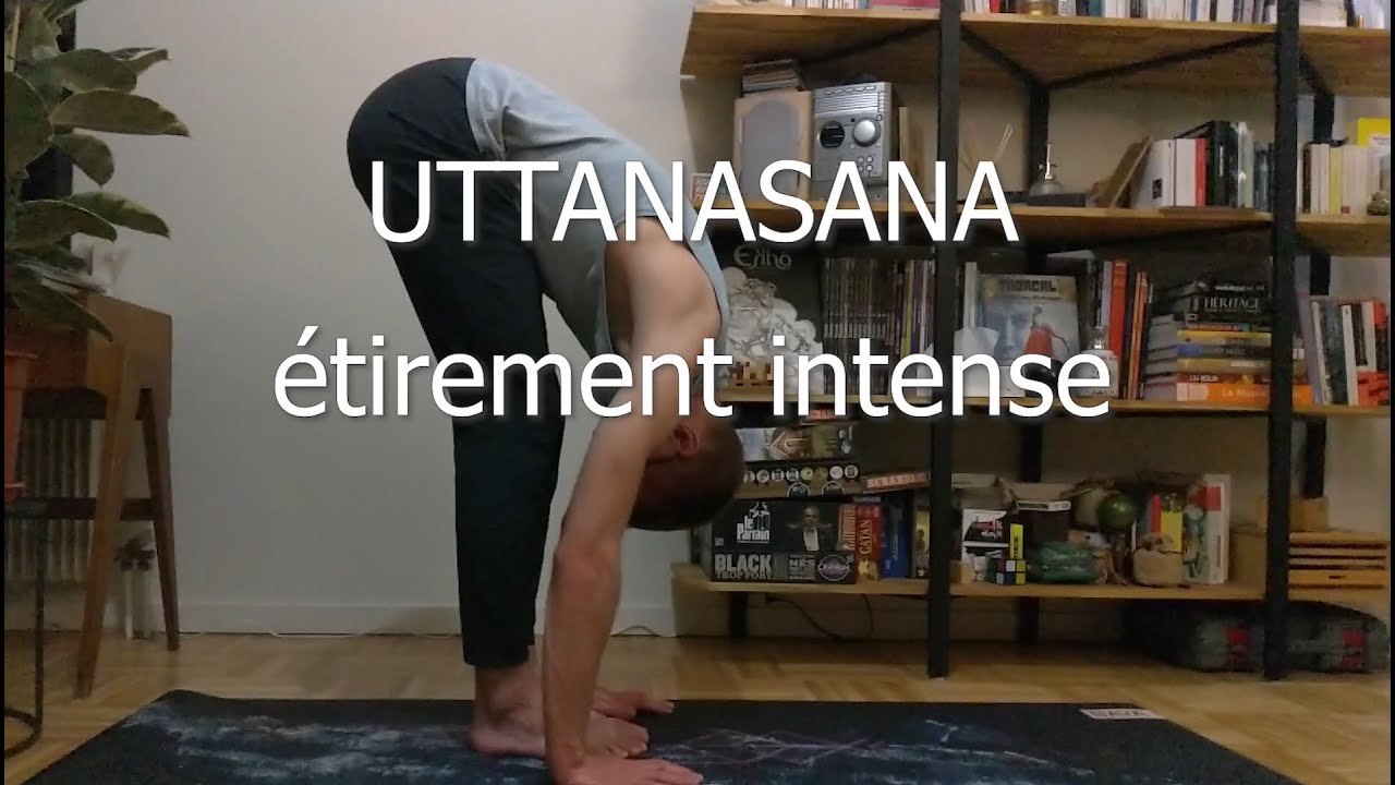 Comment toucher le sol avec les genoux tendus ? Uttanasana - étirement intense | YOGA Débutant