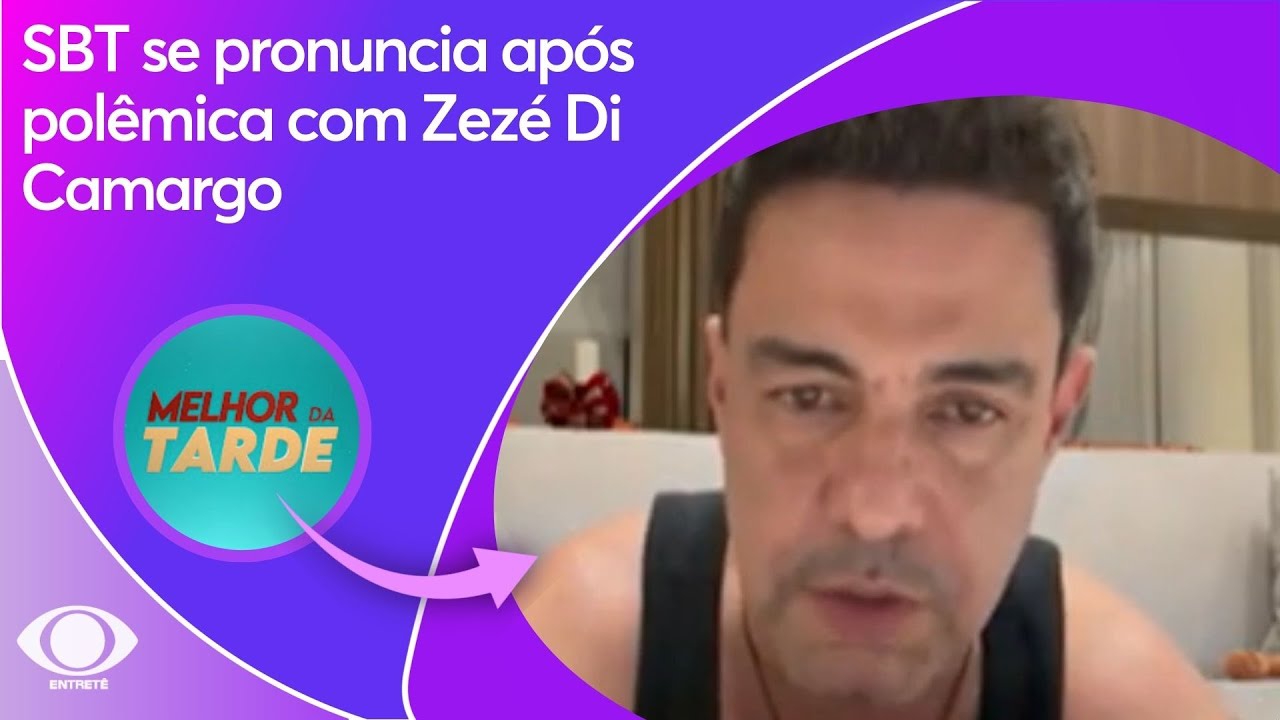 SBT se pronuncia após polêmica com Zezé Di Camargo