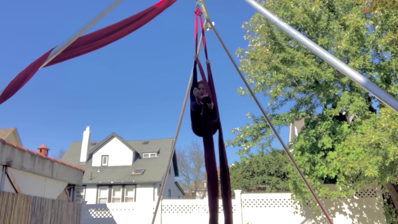 Aerial Silks- Rebecca Split Combo for beginner/ advanced beginner silks