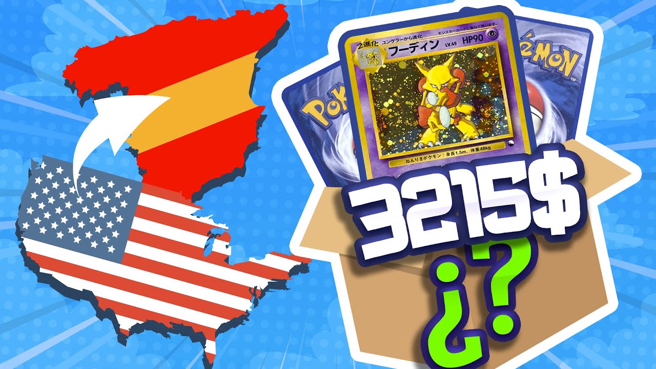 COMPRO Cartas Pokémon Por VALOR de 3.215$ en EEUU y llegan a España!🤩🔥